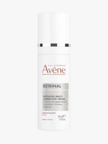 Avène Eau Thermale Avène RetrinAL 0.1 Intensive Cream in branded component on a light gray background