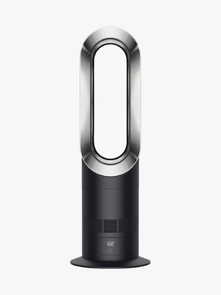 Dyson Hot+Cool Jet Focus Fan Heater AM09 on light gray background